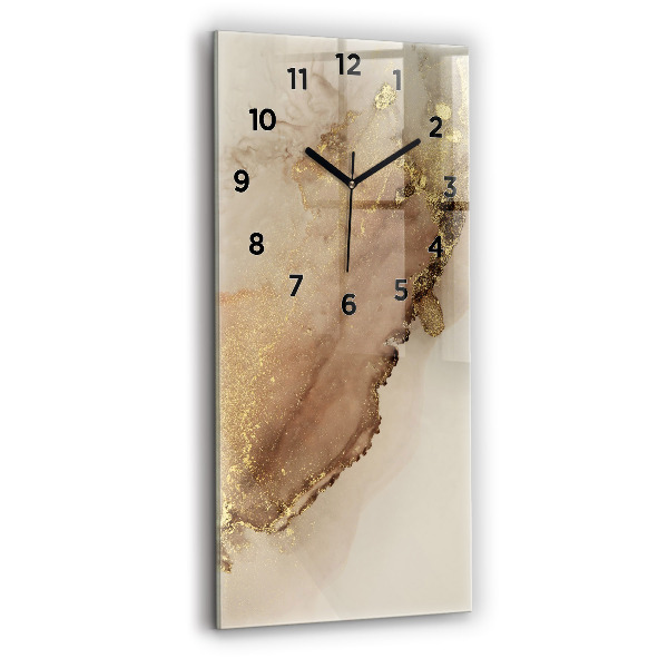 Reloj vertical Arte moderno beige - espejomat.es