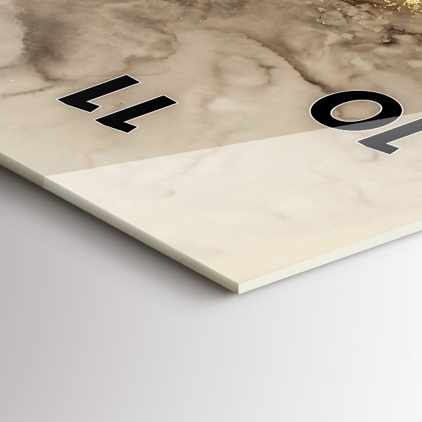 Reloj vertical Arte moderno beige - espejomat.es