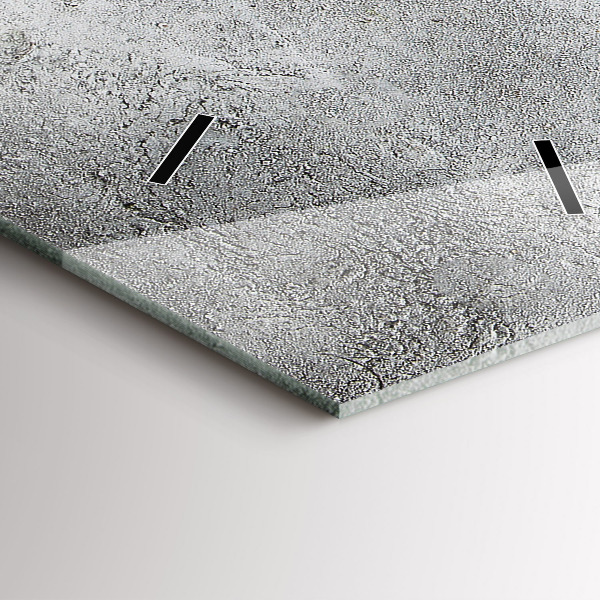 Reloj de vidrio vertical Aceitunas minimalistas - espejomat.es