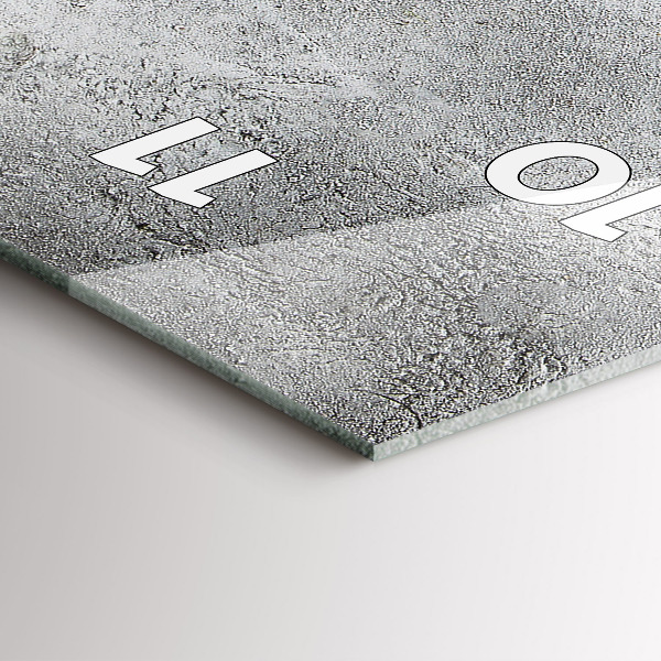 Reloj de vidrio vertical Aceitunas minimalistas - espejomat.es