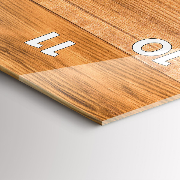 Reloj vertical Tablas de madera - espejomat.es