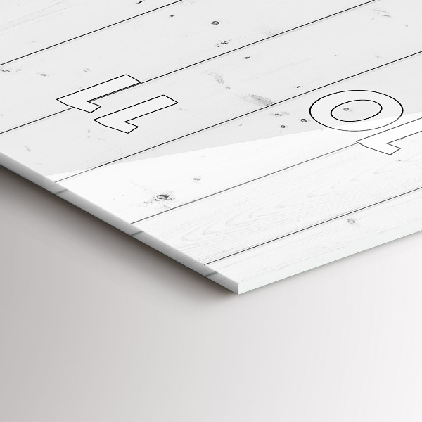 Reloj de cristal vertical Patrón de paneles de madera - espejomat.es