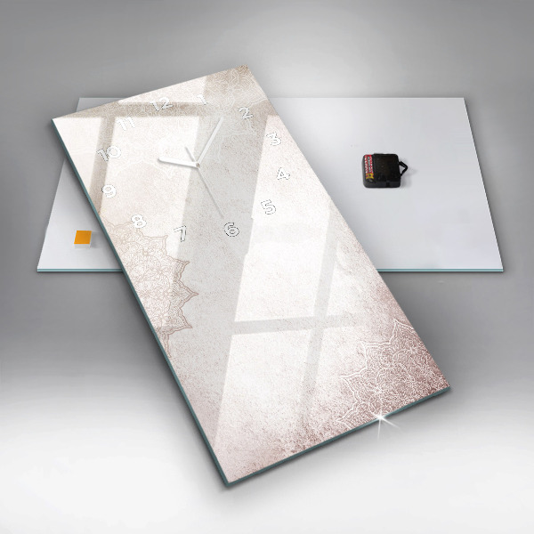 Reloj vertical Patrón decorativo - espejomat.es