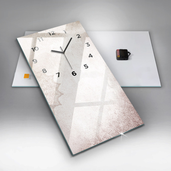 Reloj vertical Patrón decorativo - espejomat.es