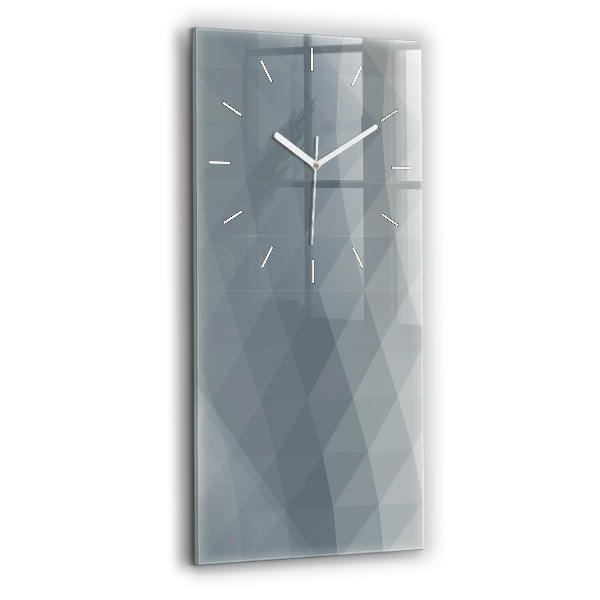 Reloj vertical Abstracción gris - espejomat.es