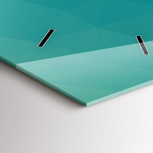 Reloj de cristal vertical Abstracción marina - espejomat.es