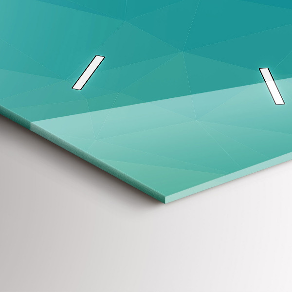 Reloj de cristal vertical Abstracción marina - espejomat.es