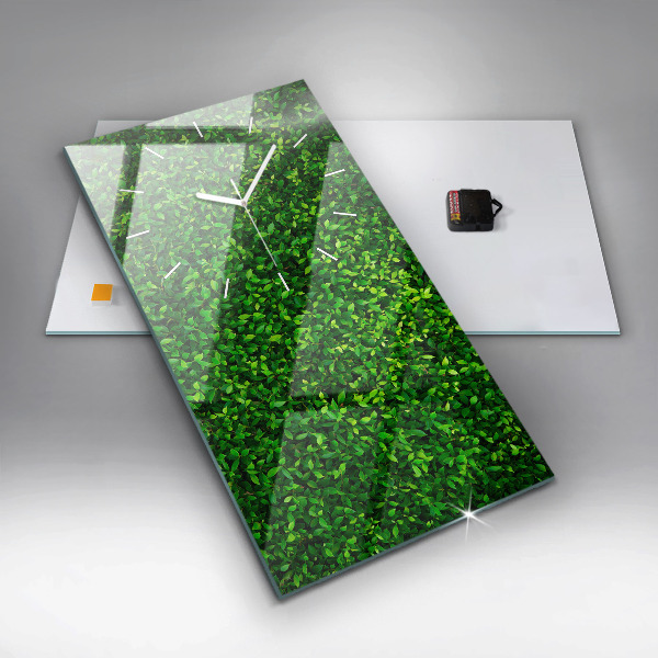 Reloj vertical Hojas de seto - espejomat.es