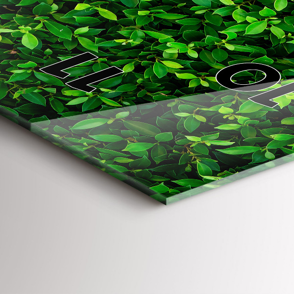 Reloj vertical Hojas de seto - espejomat.es