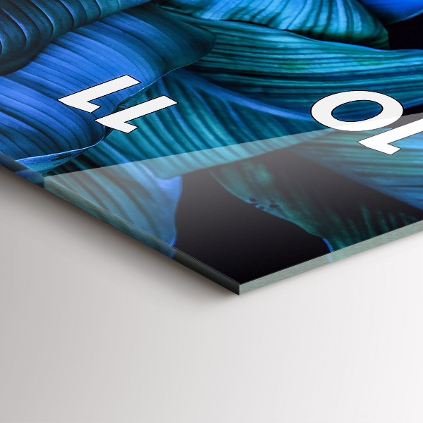 Reloj vertical Naturaleza tropical - espejomat.es