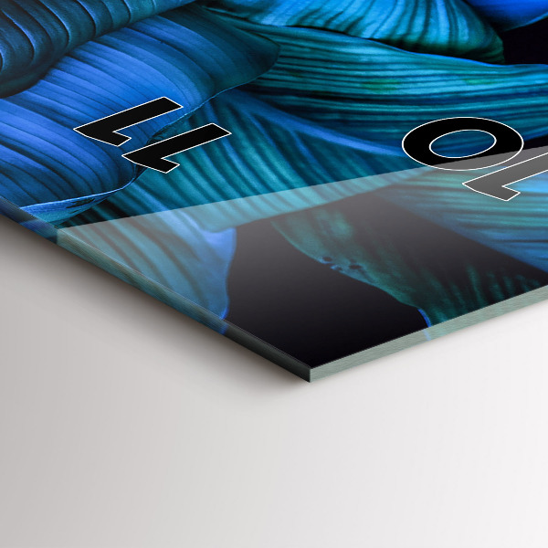 Reloj vertical Naturaleza tropical - espejomat.es