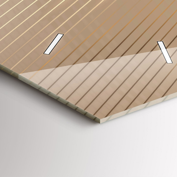 Reloj de cristal vertical Luz abstracta - espejomat.es