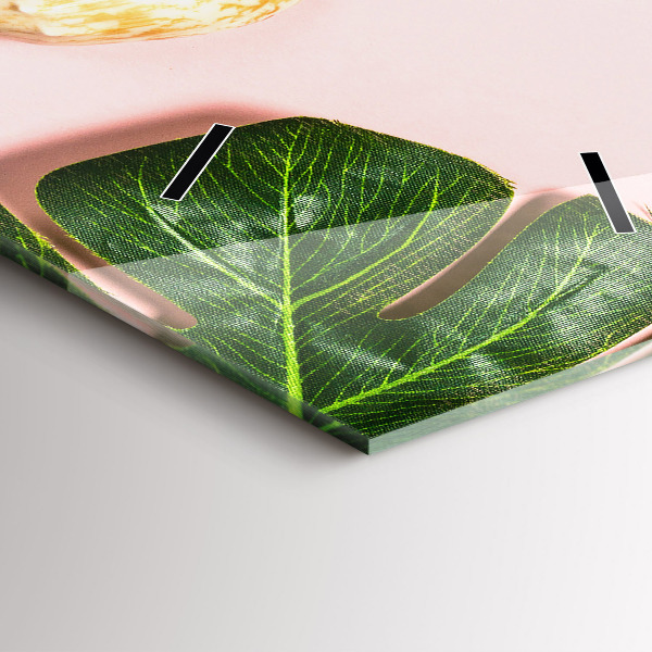 Reloj de cristal vertical Ambiente veraniego - espejomat.es