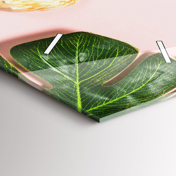 Reloj de cristal vertical Ambiente veraniego - espejomat.es