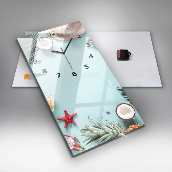 Reloj vertical Composición de verano - espejomat.es