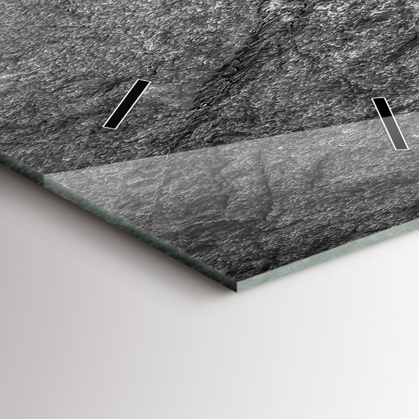 Reloj vertical Roca volcánica - espejomat.es