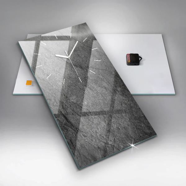 Reloj vertical Roca volcánica - espejomat.es