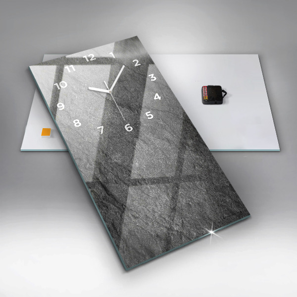 Reloj vertical Roca volcánica - espejomat.es