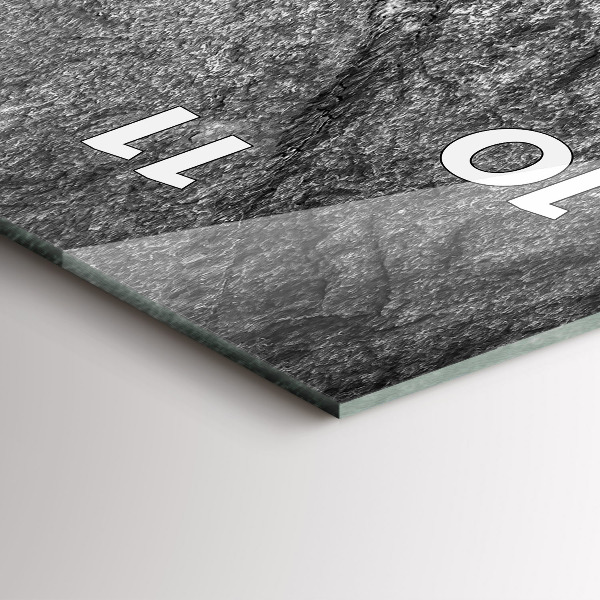 Reloj vertical Roca volcánica - espejomat.es