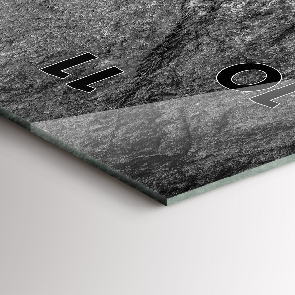 Reloj vertical Roca volcánica - espejomat.es