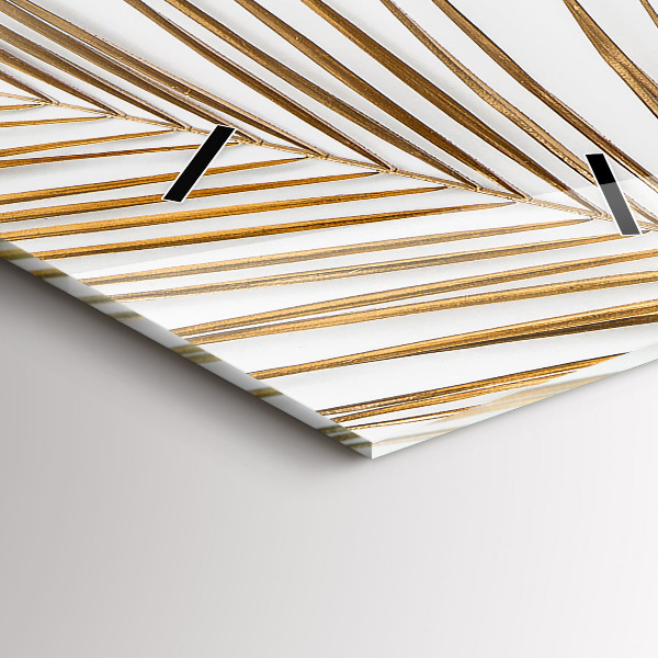 Reloj vertical Hojas tropicales - espejomat.es