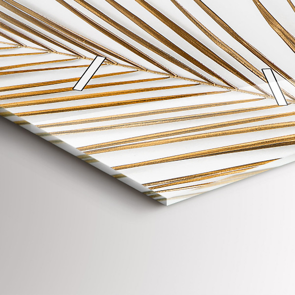 Reloj vertical Hojas tropicales - espejomat.es