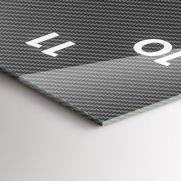 Reloj de vidrio vertical Abstracto oscuro - espejomat.es