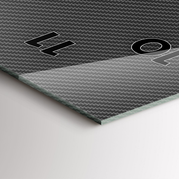 Reloj de vidrio vertical Abstracto oscuro - espejomat.es