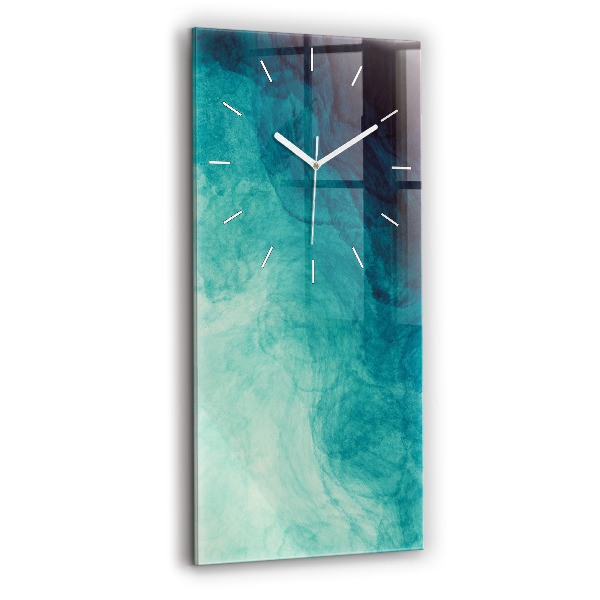Reloj de cristal vertical Abstracción en profundidad - espejomat.es