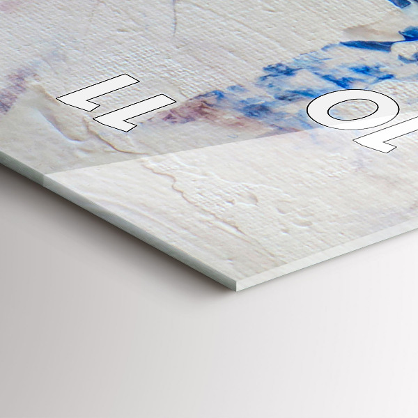 Reloj de cristal vertical Textura de pintura abstracta - espejomat.es