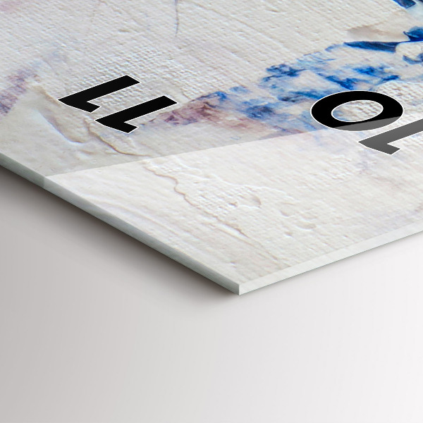 Reloj de cristal vertical Textura de pintura abstracta - espejomat.es