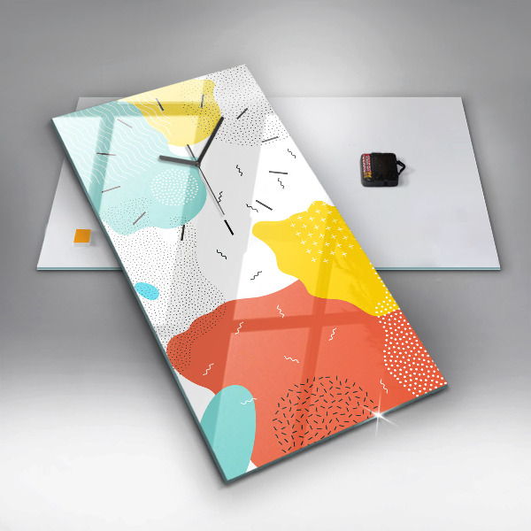 Reloj vertical Abstracción POP - espejomat.es