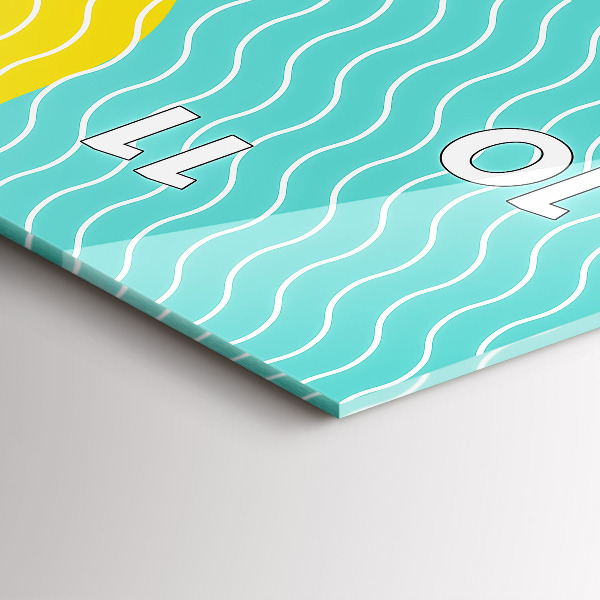 Reloj vertical Abstracción POP - espejomat.es