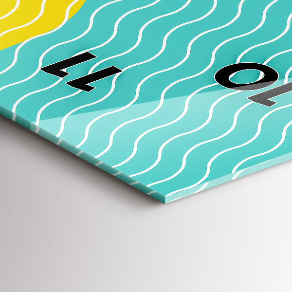 Reloj vertical Abstracción POP - espejomat.es