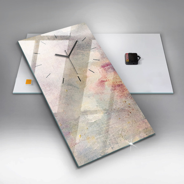 Reloj vertical Abstracción pintada - espejomat.es