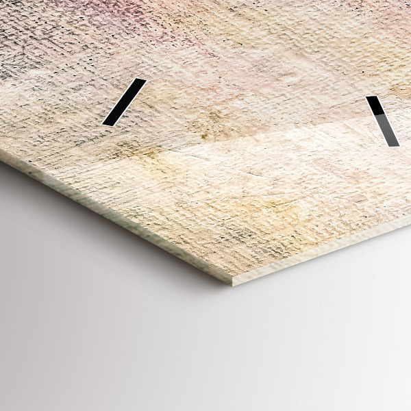 Reloj vertical Abstracción pintada - espejomat.es