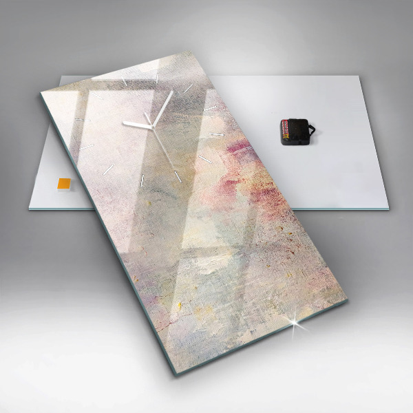 Reloj vertical Abstracción pintada - espejomat.es