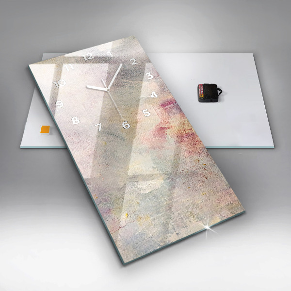 Reloj vertical Abstracción pintada - espejomat.es