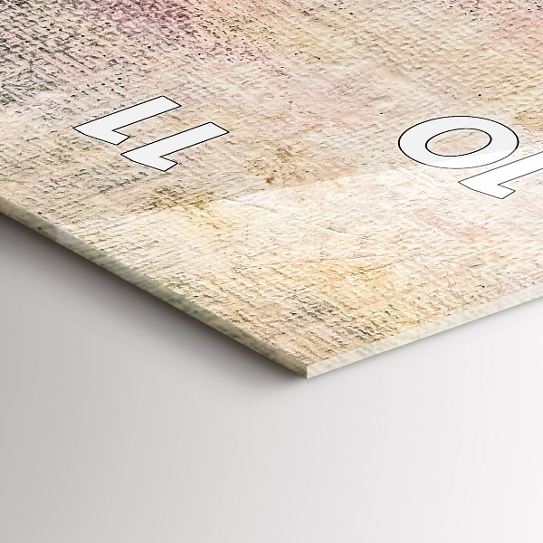 Reloj vertical Abstracción pintada - espejomat.es