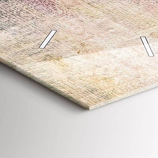 Reloj vertical Abstracción pintada - espejomat.es