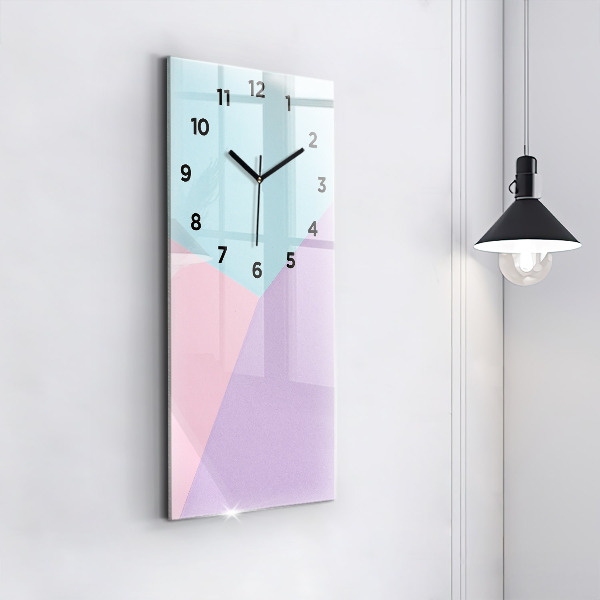 Reloj vertical Patrón pastel - espejomat.es