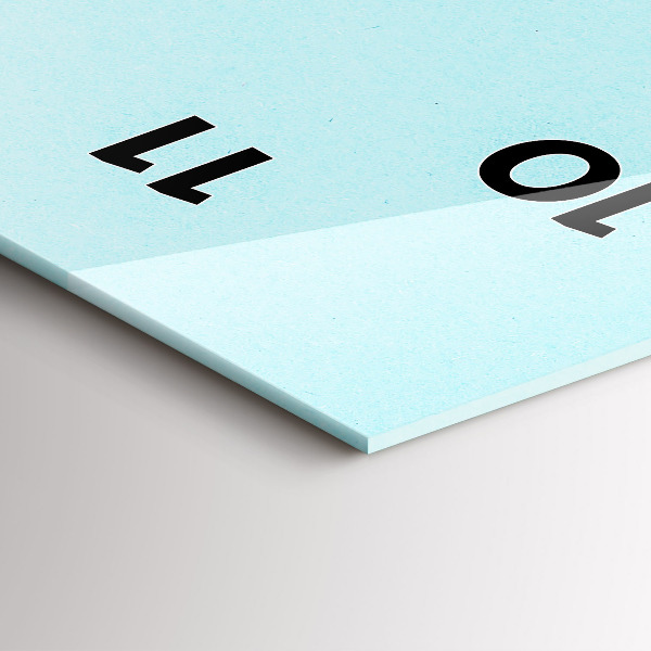 Reloj vertical Patrón pastel - espejomat.es