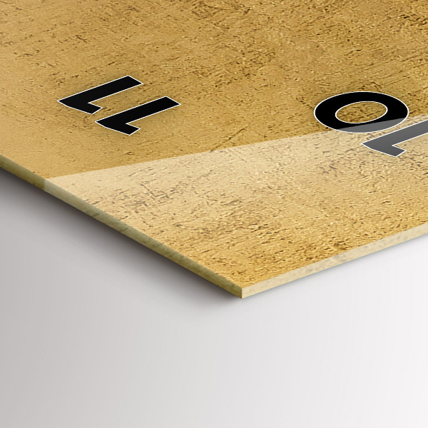 Reloj de cristal vertical Lienzo decorativo - espejomat.es