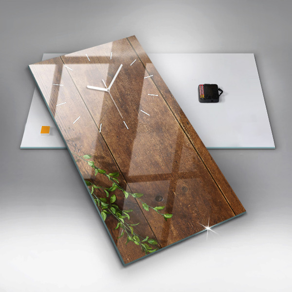 Reloj vertical Madera rústica - espejomat.es