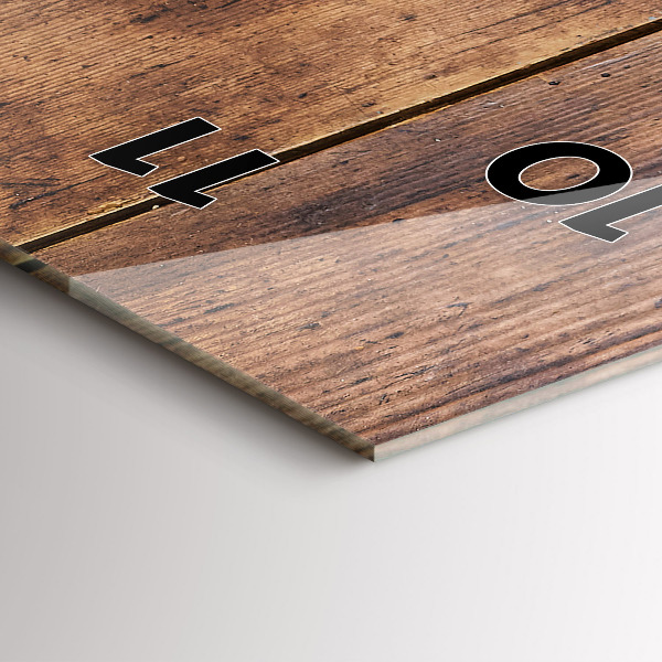 Reloj vertical Madera rústica - espejomat.es