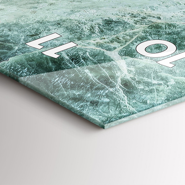 Reloj de vidrio vertical Mármol Piedra Textura - espejomat.es