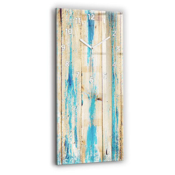 Reloj vertical Madera rayada - espejomat.es