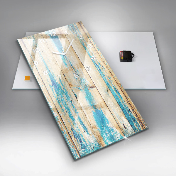 Reloj vertical Madera rayada - espejomat.es