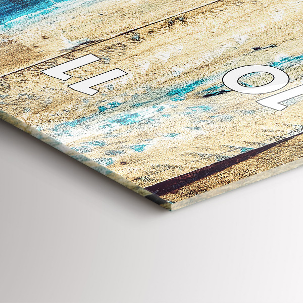 Reloj vertical Madera rayada - espejomat.es