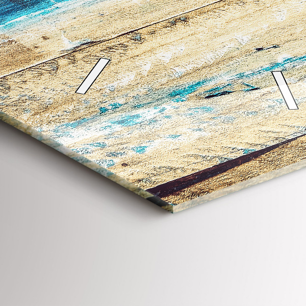 Reloj vertical Madera rayada - espejomat.es